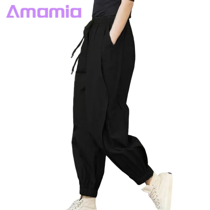 Amamia%20Summer%20Harem%20Pants%20Pockets%20Stretchy%20Waist%20Lady%20Harem%20Pants%20-%20Image%202
