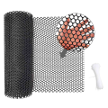 2X Plastic Chicken Wire Fence Mesh,Fencing Wire for Gardening, Poultry Fencing, Chicken Wire Frame Netting.