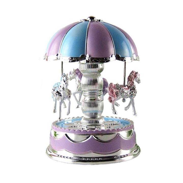 Music box with LED lighting Carousel
