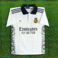 Real Madrid Jersey - Short sleeve Collar Jersey - Polo Jersey - Football Jersey 2025-26.