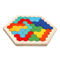 Wooden variety honeycomb puzzle boy and girl color imposition kindergarten early education baby children educational toys wholesale.