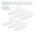 XHHDQES Floating Shoe Display Stand - 6 Shoe Shelf for Wall - Sneaker Levitation Display Shoe Wall Shelf. 