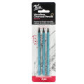 Mont Marte Woodless Charcoal Pencil Set 3 Pcs Soft Medium Hard.