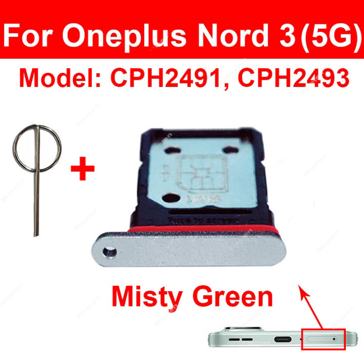 Sim%20Tray%20SD%20Card%20Tray%20Holder%20Card%20Compatible%20with%20Oneplus%201+%20Nord%203%20Nord%20CE2%20Lite%20CE3%20Lite%20Nord%20N20%20N30%20With%20Sim%20Ejector%20Pin%20Replacement%20Part%20-%20Image%203