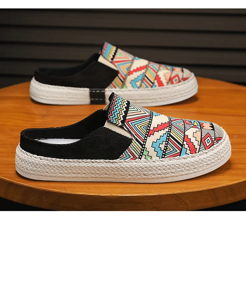 FashionVersatile Non-slip Half Slippers Casual Shoes For Men Mules