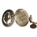 12 Constellation Zodiac Sign Quartz Pocket Watch Taurus Aquarius Pisces Aries Gemini Cancer Leo Virgo Clock Gifts with Accessory. 