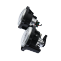 【Value Bundle】 2 Pair LED Fog Light Front Bumper Fog Lamp Bulb Lens for Toyota Avanza 2012-2019. 