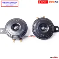 DENSO 12V Compact Full Power Tone Horn for Bike and Car (Made in Indonesia/China) - 2 Piece Set, High-Quality ABS Plastic.