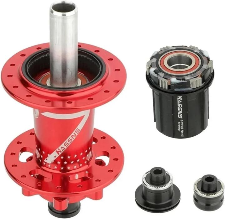 HASSNS%20PRO7%20MTB%20Hub%207/8/9/10/11/12%20Speed%206%20Pawl%20Hubs%2024%2032%20Holes%20Bearing%20Noisy%20Cube%20Freehub%20HG%20XD%20MS%20Quick%20Release%20Bolt%20Hub(MS%20Colorful-24H)%20-%20Image%202