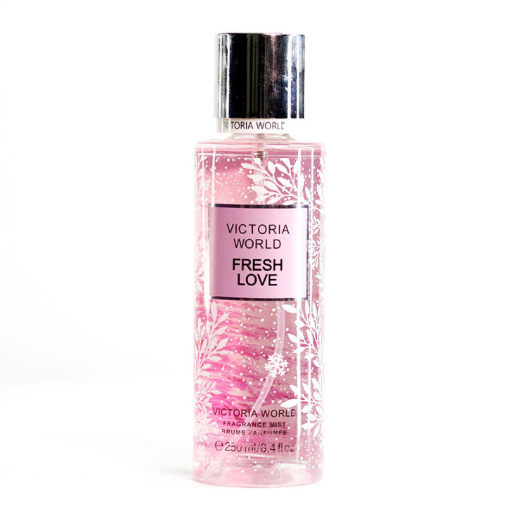250 ml VICTORIA'S World Fresh love Body perfume party scent
