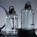 Portable Water Bottle Marker Wide Mouth Drinking for sports Running 2000ml Grey.