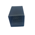 GuangBo Square Metal Pen Holder-1pc Black.