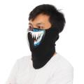 (New)LED Half Face Mak Equalizer Flahing Rave Party by Muic Luminou Coplay Dance.