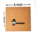 2mm Square Shaped MDF Board Sheet Hardboard Sheets for Art and Crafts 6*6 Inch. 