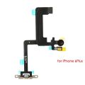 Switch Power Button And Flash Light Flex Cable With Brackets Pre-installed For iPhone 6 6Plus 6S 6SPlus. 