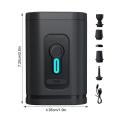 Electric Air Pump Inflator Battery Rechargeable Air Compressor Portable for PVC Boat Mattress Inflatable Swimming Pool Raft Bed. 