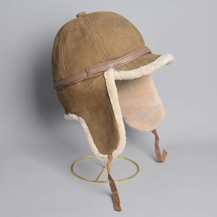 High%20Quality%202024%20Winter%20Leather%20Hat%20Men%20Fur%20Lamb%20Wool%20Warm%20Thick%20Earflaps%20Bomber%20Hats%20Men's%20Baseball%20Cap%20Russian%20Hat%20-%20Image%202