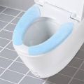 1Pair Portable Reusable Warm Plush Toilet Seat Filling Washable Bathroom Mat Seat Cover Health Sticky Pad Household Supplies. 