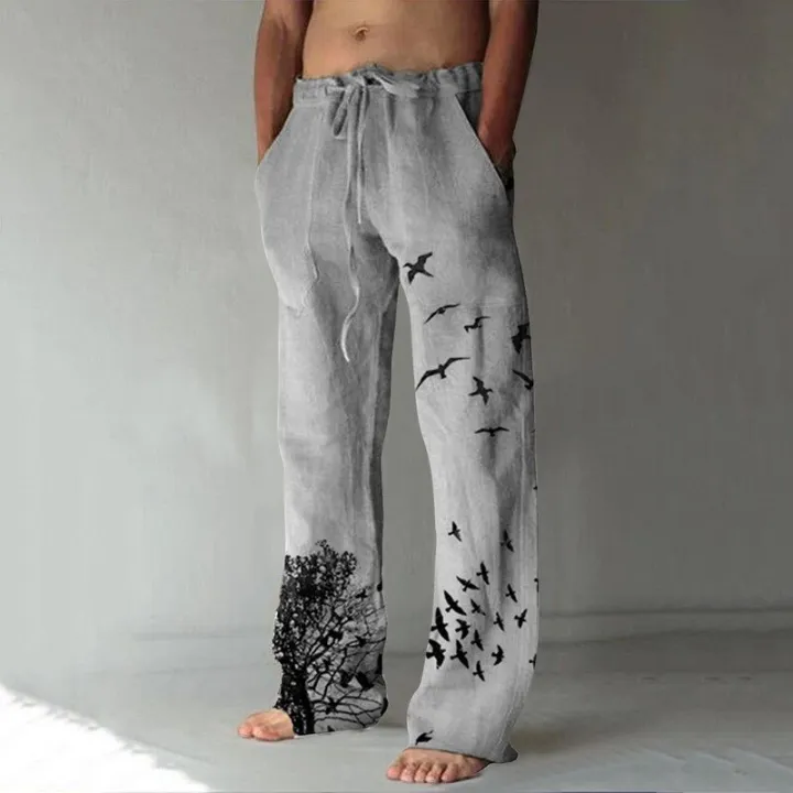 Men's%20Baggy%20Cotton%20Linen%20Pants%20Casual%20Pockets%20Wide%20Leg%20Pant%20Full%20Length%20Drawstring%20Men%20Plus%20Size%20Loose%20Vintage%20Pants%20Streetwear%20-%20Image%203