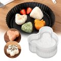 [ Wholesale Prices ] DIY Sushi Mold Onigiri Rice Ball Mold / Cute Animals Sushi Mold Set / Triangular Flower Heart Shape Sushi Maker Tools / Japanese Bento Accessories. 