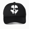 Call Of Duty FPS Game hat For Men Fashion Ghost Head Skull print Baseball Cap cool men Mesh Breathable sunhat bone. 