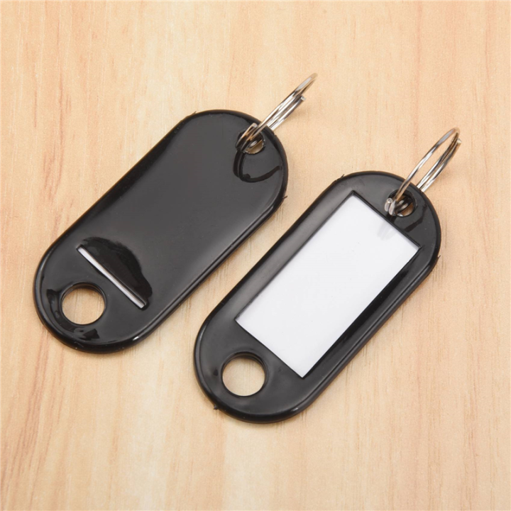 20%20Pcs%20Key%20ID%20Label%20Tags%20Split%20Ring%20Keyring%20Keychain%20Black%20-%20Image%207