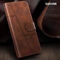 Vantime for Infinix Note 30 4G 5G Retro PU Leather Wallet Case Flip Clasp Stand Cards Holder Casing. 