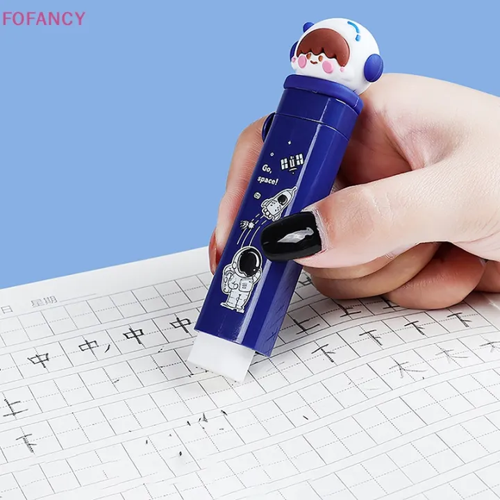 FOFANCY%201set%20Cute%20Cartoon%20Push-pull%20Design%20Erasers%20Student%20Kid%20Pencil%20Eraser%20Replaceable%20Rubber%20Core%20Kawaii%20Stationery%20for%20School%20Office%20HOT%20-%20Image%205