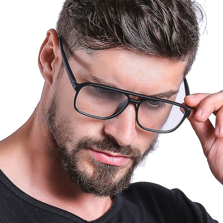 Yoovos%20Luxury%20Glasses%20Frame%20Men%20Square%20Retro%20Eyeglasses%20Frames%20Men/Women%20Vintage%20Okulary%20For%20Men%20Blue%20Light%20Transparent%20Eyewear%20-%20Image%204