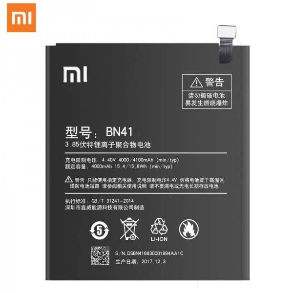 Mobile Battery For Xiaomi For Redmi Note 4/Note 4X/ MTK Helio