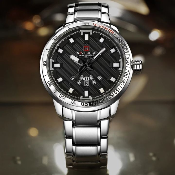 Understated%20-Craftsmanship%20and%20Trendy%20-NAVIFORCE%20NF9090%20-%20Silver%20Stainless%20Steel%20Analog%20Watch%20for%20Men-%20Progressively%20Better%20-%20Image%203