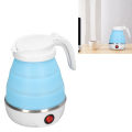 Folding Silicone Kettle Efficient Food Grade Safe Foldable Electric Kettle for Travel Camping Outdoor EU US Plug 110-220V. 