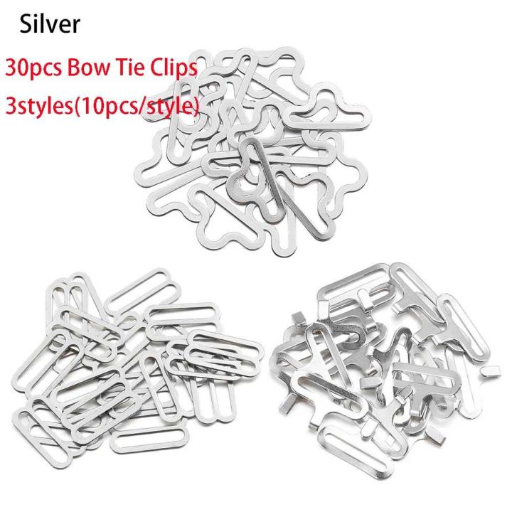 30pcs/SET%20Men's%20Fashion%20diy%20craft%20Shoulder%20strap%20necktie%20strap%20Sling%20buckle%20cravat%20clip%20bow%20tie%20-%20Image%202