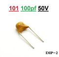 10Pcs- 101 Multilayer Ceramic Capacitor 0.0001uF 101 0.1nF 50V Monolithic Ceramic Chip Capacitor 5.08mm MLCC Electrical Circuitry & Parts. 