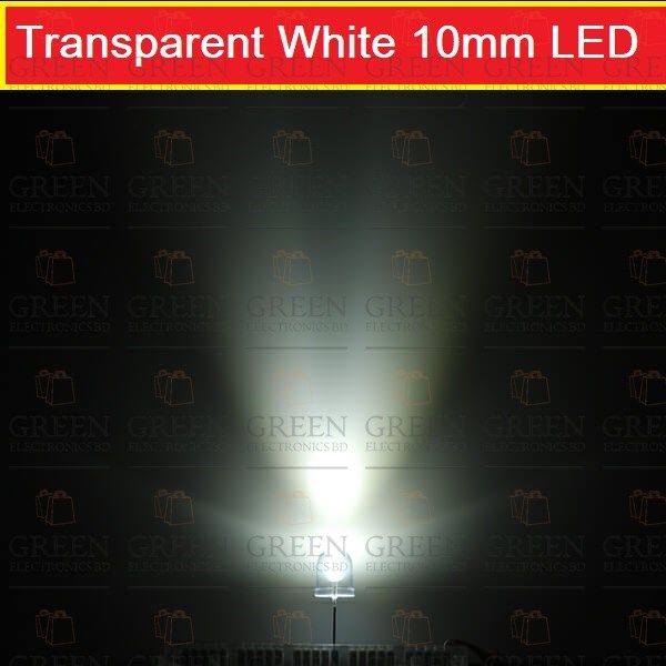 10Pcs%2010mm%20White%20LED%20Clear%20Transparent%20White%2010mm%20LED%20Super%20Bright%20LED%20Lamp%20Wide%20Angle%20Electronics%20Components%20Indicator%20Flash%20Light%20Emitting%20Diodes%20-%20Image%206