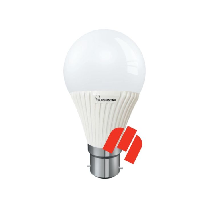 Super Star 12 Watt ACDC Backup LED ECO Bulb Emergency White Lamp without Electricity 1 Year Warranty 12W AC/DC Superstar SSG