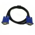 3ft VGA SVGA 15Pin Male to Male M/M Monitor Cable Cord Lead For PC TV Laptop lot - black. 