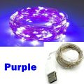 3/10/20M USB LED String Lights Copper Silver Wire Garland Light Waterproof Fairy Lights For Christmas Wedding Party Decoration.