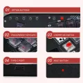 Mini HitBox Controller SOCD Arcade Stick Keyboard RGB Cherry Switch For PC Android PS4 Misterfpga. 
