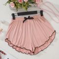 Women Smooth Silk Regular Fit Short Pants.