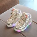 【Free-delivery】 Kids Shoes LED Shoes Boys Girls Shoes Star Luminous Colorful Light Shoes Casual Shoes for Kids.