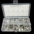 120PCS Stainless E Shape Clip Circlip Pin Retaining Snap R-ing Assorted Kit 1.5mm-10mm Portable.