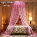 Princess Lace Dome Insect Bed Canopy Netting Curtain Ceiling-Mounted Mosquito Dome Foldable Tent Bed Canopy Comfortable Sleep.