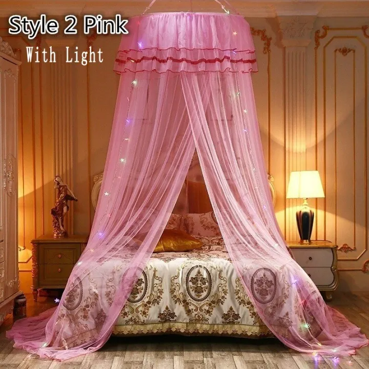 Princess%20Lace%20Dome%20Insect%20Bed%20Canopy%20Netting%20Curtain%20Ceiling-Mounted%20Mosquito%20Dome%20Foldable%20Tent%20Bed%20Canopy%20Comfortable%20Sleep%20-%20Image%202