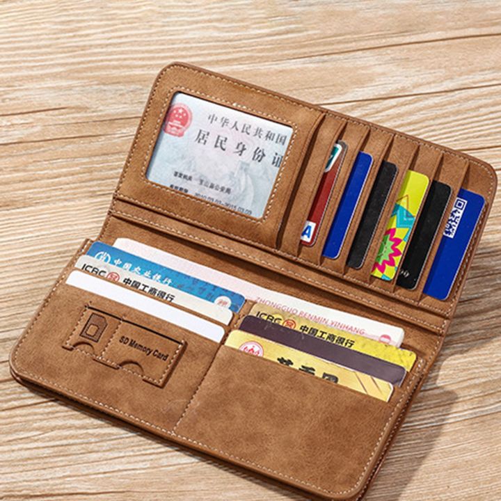 New%20Men's%20Wallet%20Long%20Wallet%20Men's%20Retro%20Style%20Men%20Large%20Capacity%20Wallet%20Bag%20Luxury%20Design%20Men%20Multi%20Card%20Wallet%20-%20Image%203