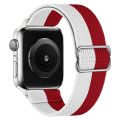 High Elastic Nylon Watch Band For Apple Watch Series 7 45mm / 6 y SE y 5 y 4 44mm / 3 y 2 y 1 42mm. 