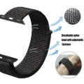 42mm Sport Woven Nylon Loop Strap For Wrist Bracelet Adjust Nylon Fabric Strap For Smartwatch. 
