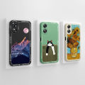 Cases For OPPO A17 A17K Exquisite Full Protection Anti Slip Bumper Soft Liquid Phone Back Cover For OPPO A 17 K Funda.