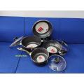 New Prestiege Non Stick 7 Pcs Cookware Set Marble Coating Layers For Superior Release -Marble Coated,1Pcs Casserol,1Pcs Fry pan,1Pcs Korai, food Grade Spoon,1Pcs Milk pan, With 3Pcs Lid, Gift And Home Decoration.. 