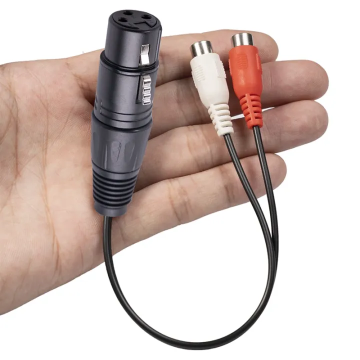 XLR%20To%20Dual%20RCA%20Cable%20XLR%20To%20RCA%20Y%20Splitter%20Cable%20-%20Image%204